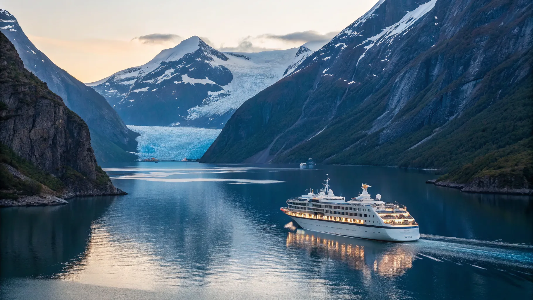 10 Netters Cruise fra Aarhus: Oplev Norske Fjorde & Svalbard