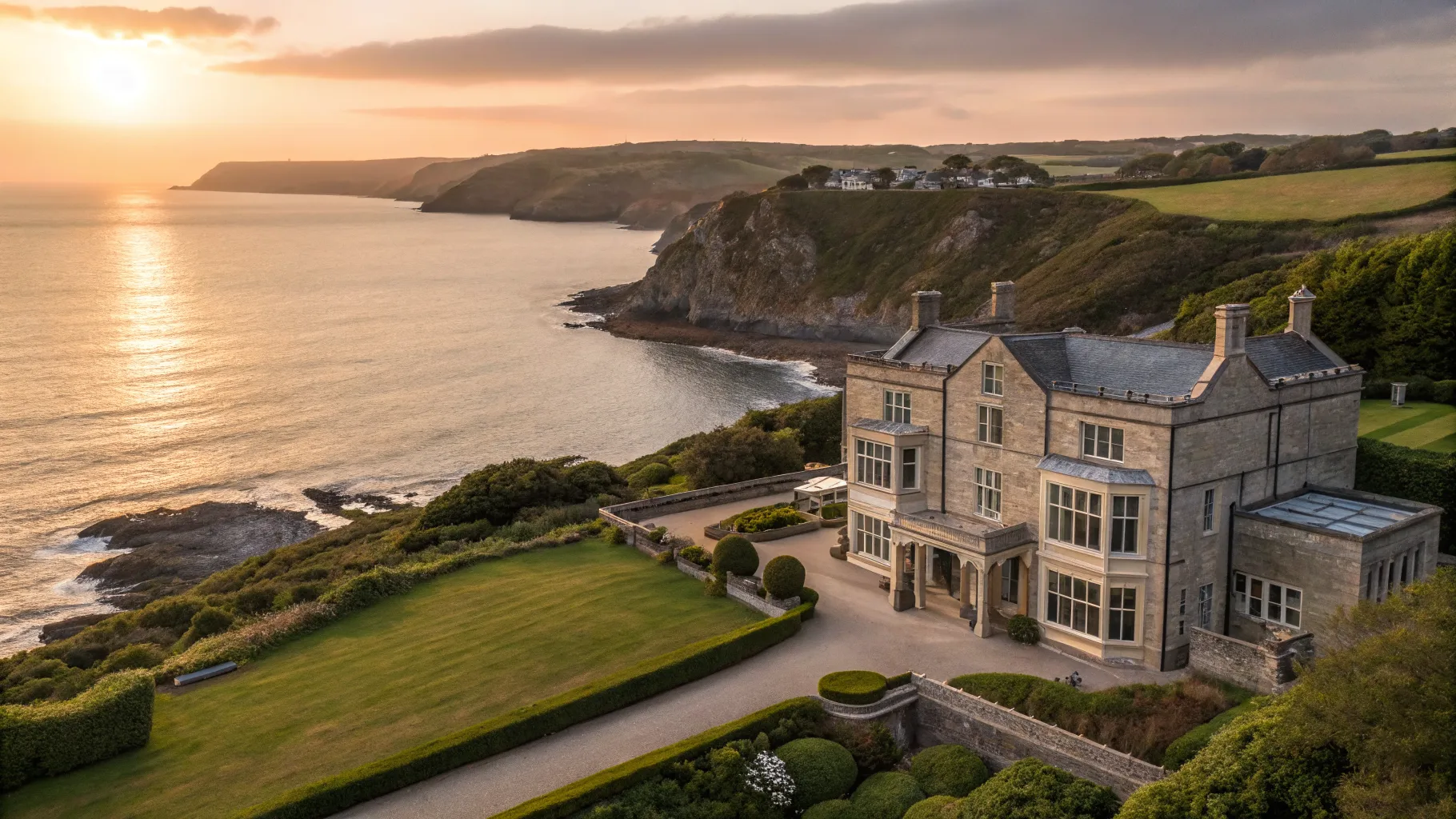 Experience the Ultimate 5-Night All-Inclusive Welsh Coastal Manor House Break