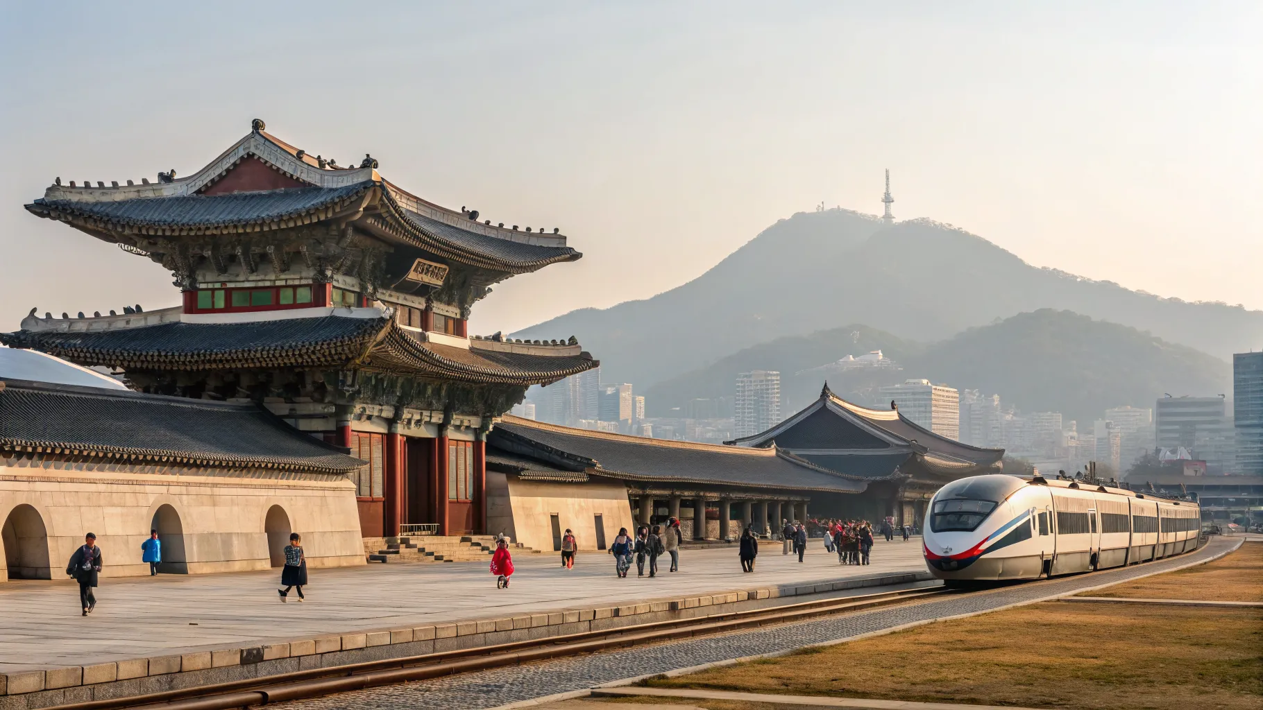 Historic Gyeongbokgung Palace in Seoul, a key destination in 7-Day Korea Tour Packages