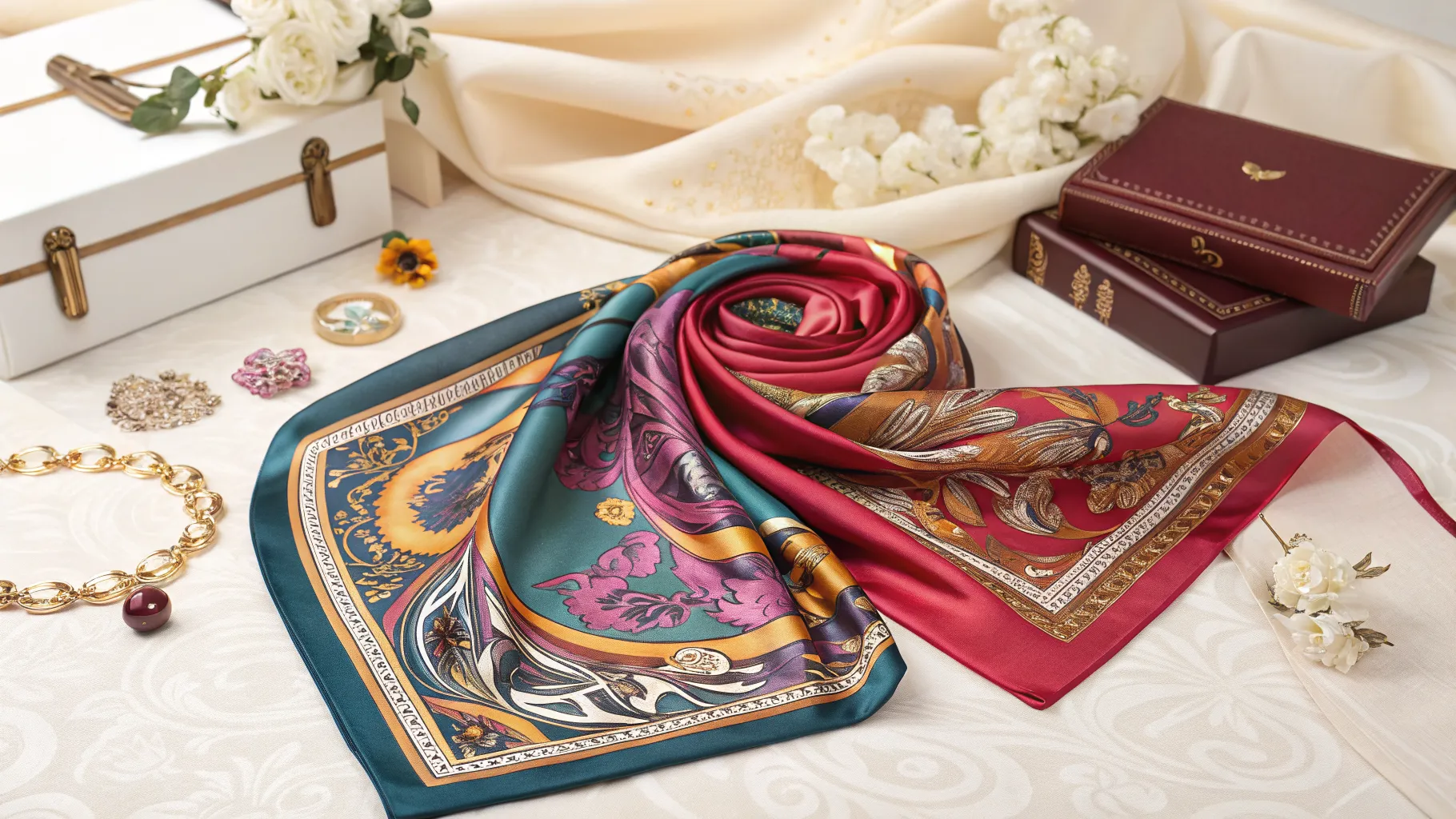 Discovering Designer Silk Scarves on Sale in the United States