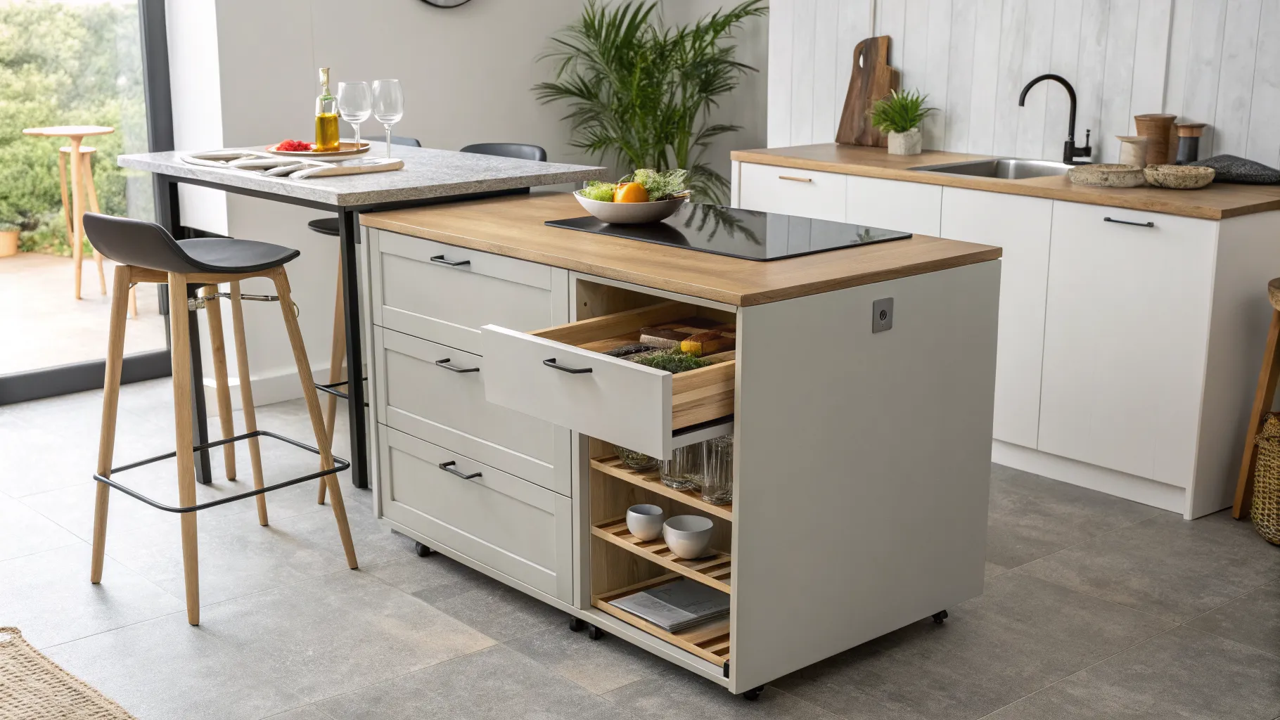 How to Find the Right <strong>Apartment Kitchen Island</strong>: Your Guide to Small Kitchen Solutions