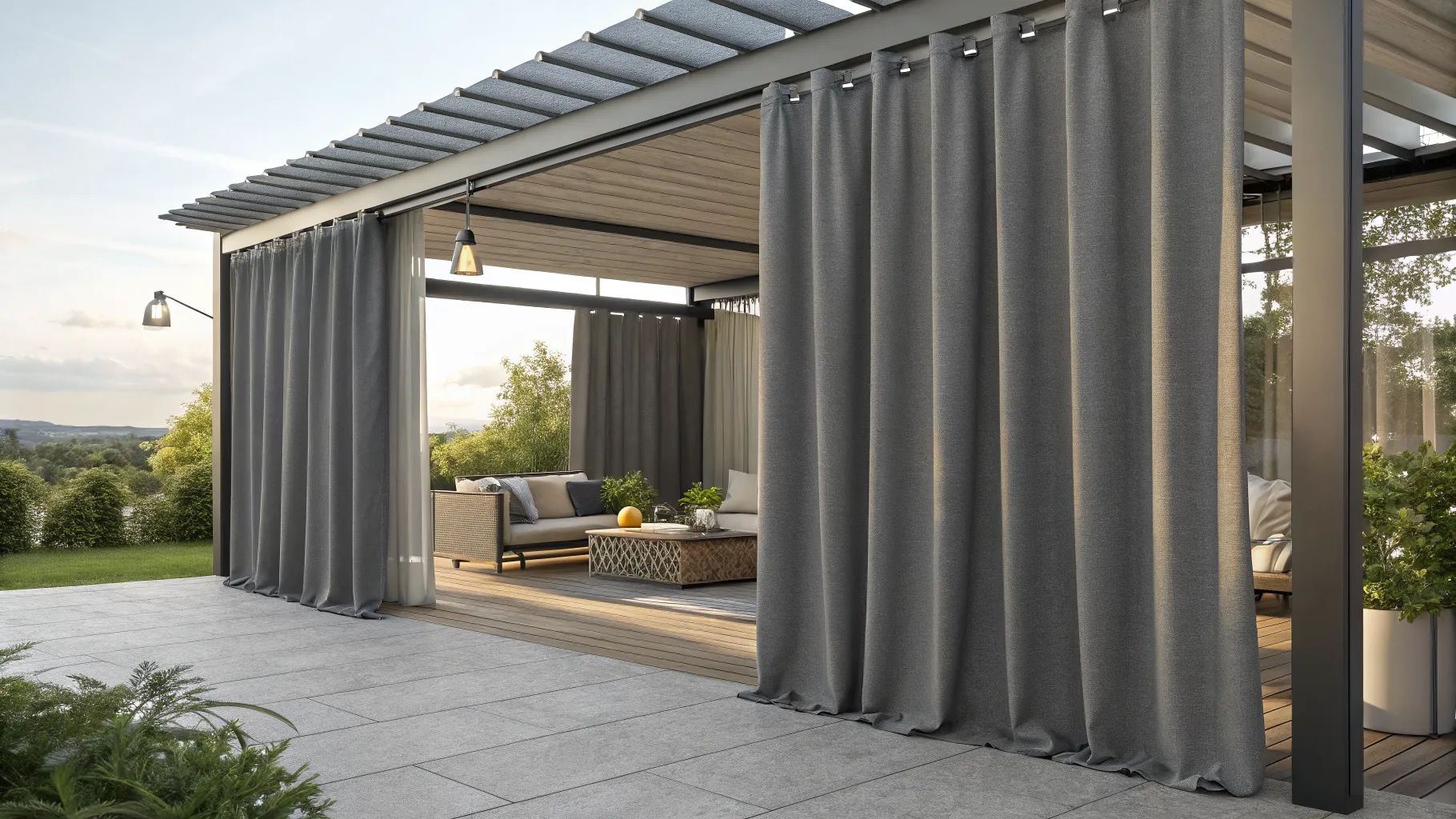 Choosing the Best Outdoor Curtains for Wind and Privacy