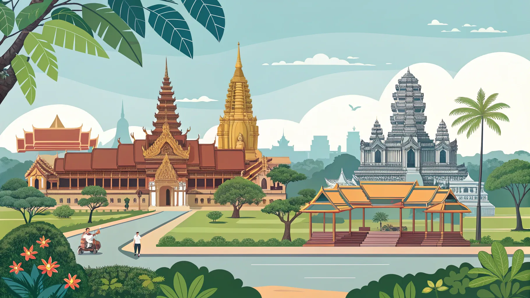 Vietnam Cambodia Thailand 2 Week Guided Tour Package