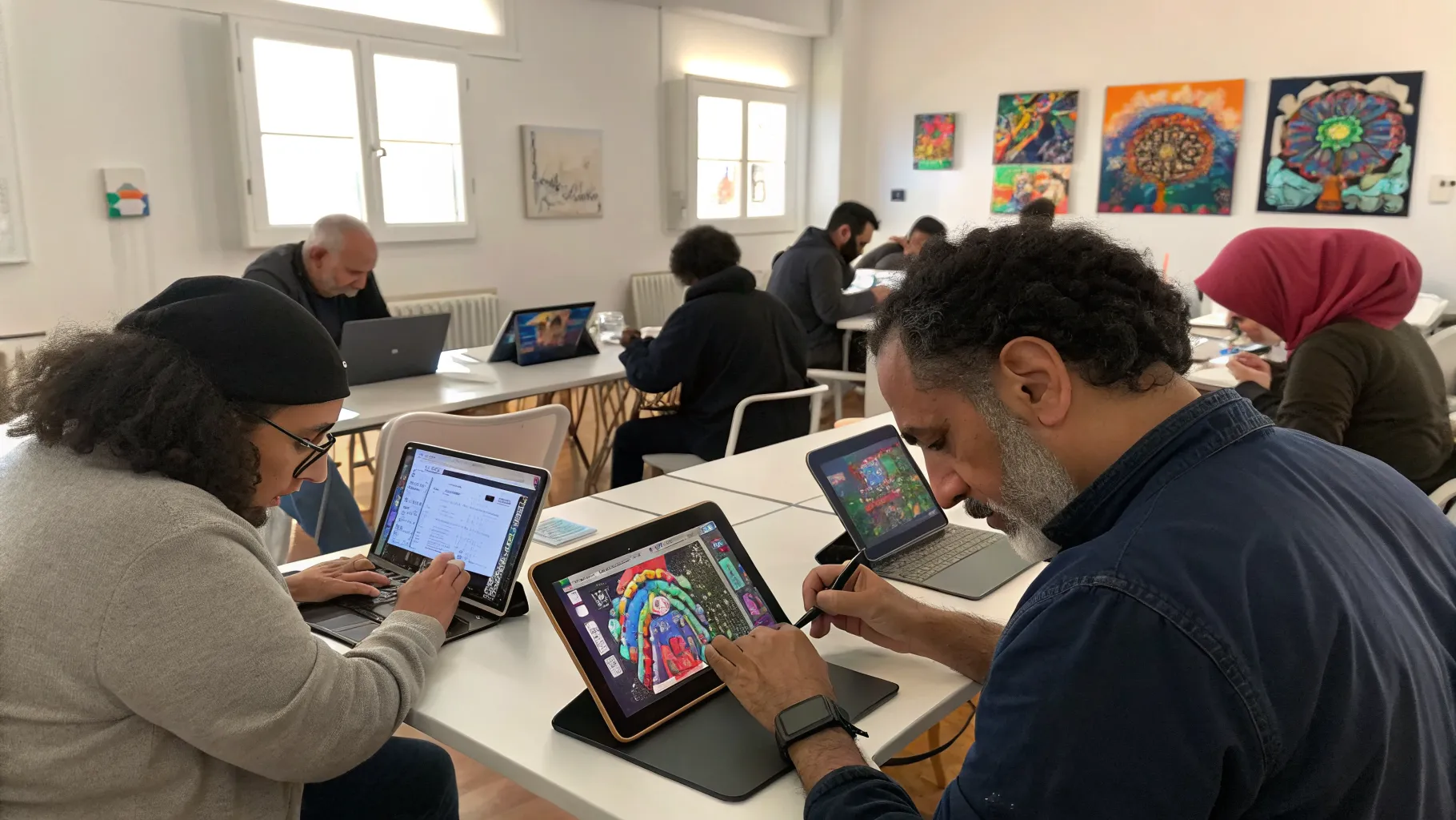 AI Image Generation and Digital Art Workshops: A Guide to Creative Technology Workshops for Adults