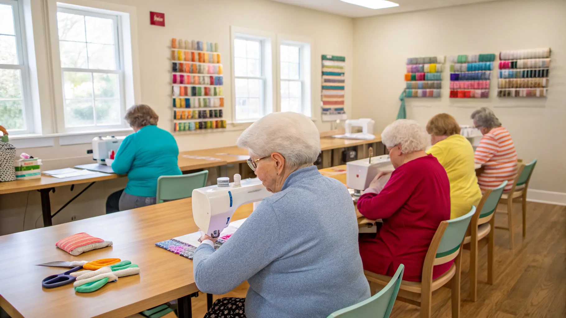 Beginner Sewing Workshops: Find Local Craft Workshops for Seniors