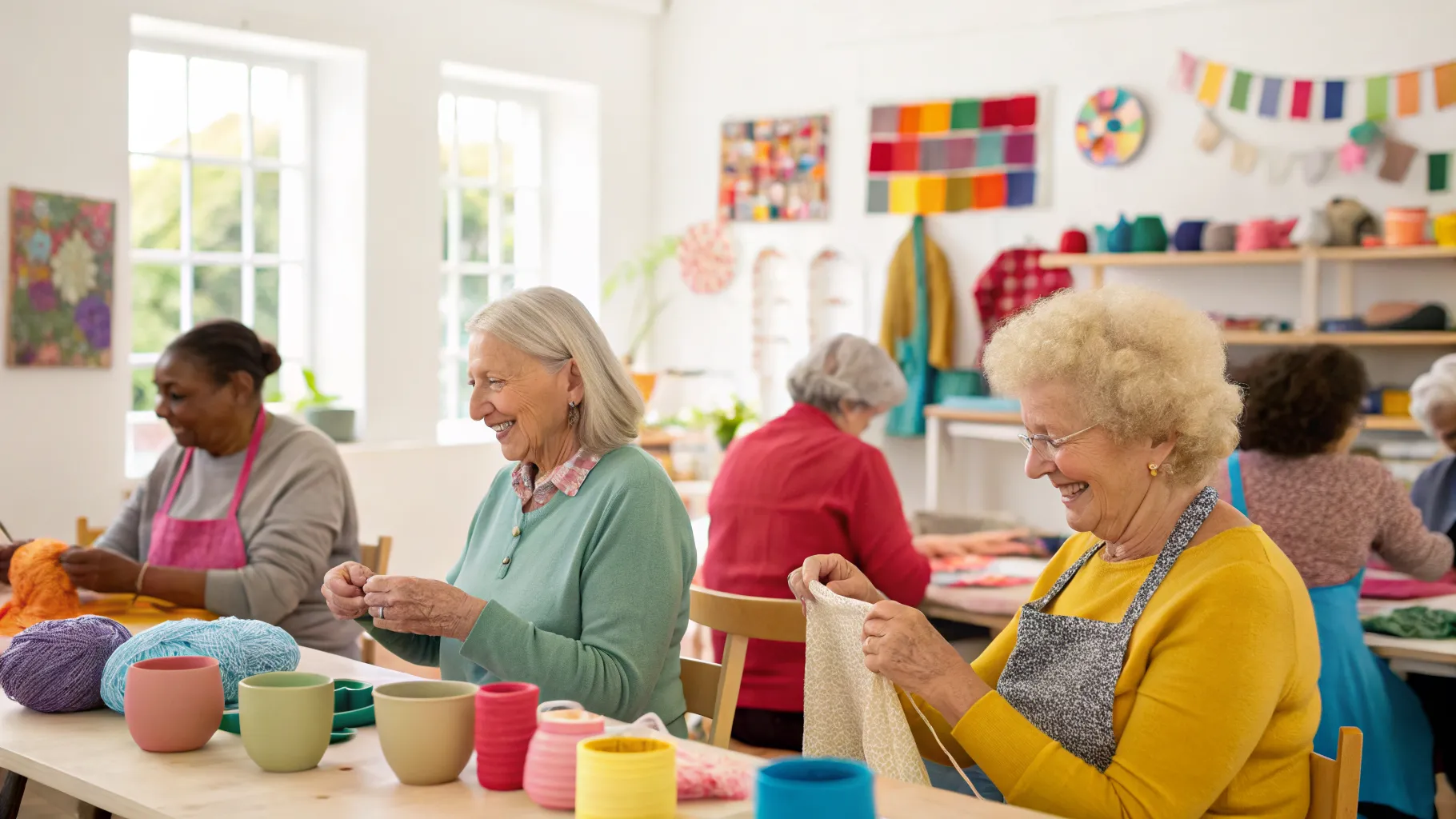 A Guide to Craft and Sewing Classes for Over 60s