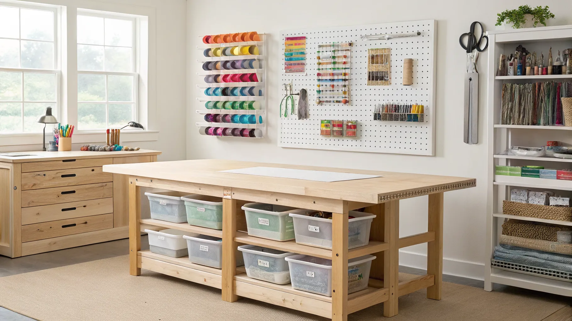 Organizing a Craft Room for High Efficiency: An Informative Guide to Hobby Workspace Setup