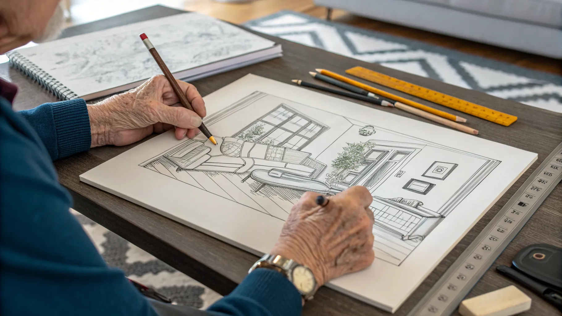 Basic Interior Sketching Panels for Senior Hobbyists: An Informative Guide