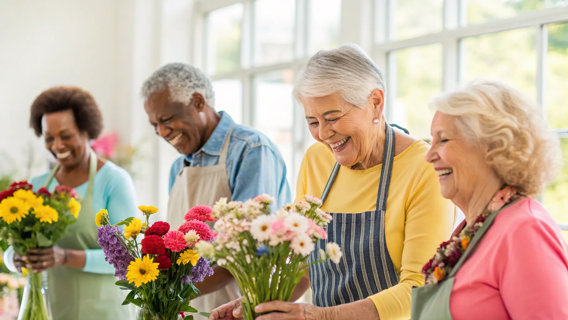 A Guide to Flower Arrangement Classes for Over 60s