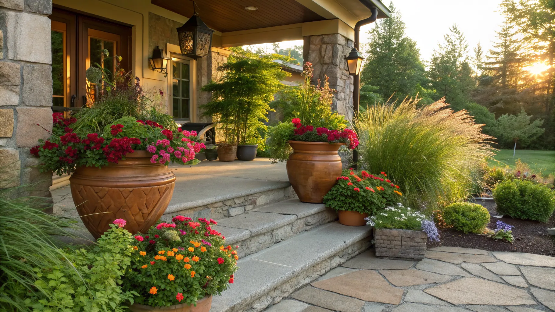A Complete Guide to Front Yard Container Garden Ideas