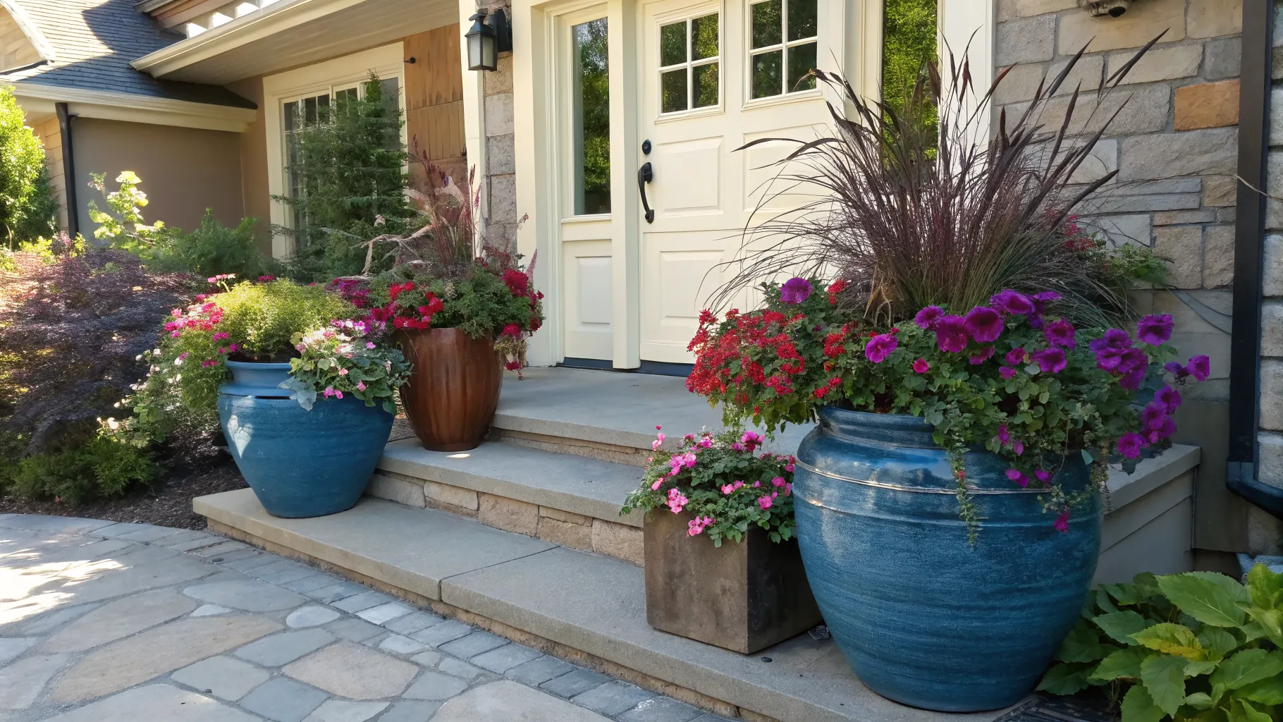 Stunning Front Yard Container Garden Ideas to Boost Your Curb Appeal