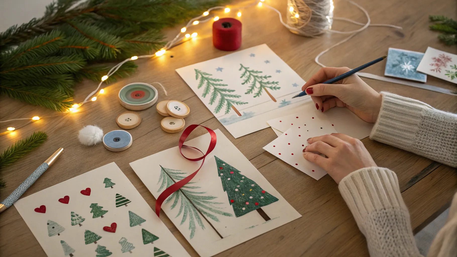Creative Ideas for Homemade Christmas Greeting Cards