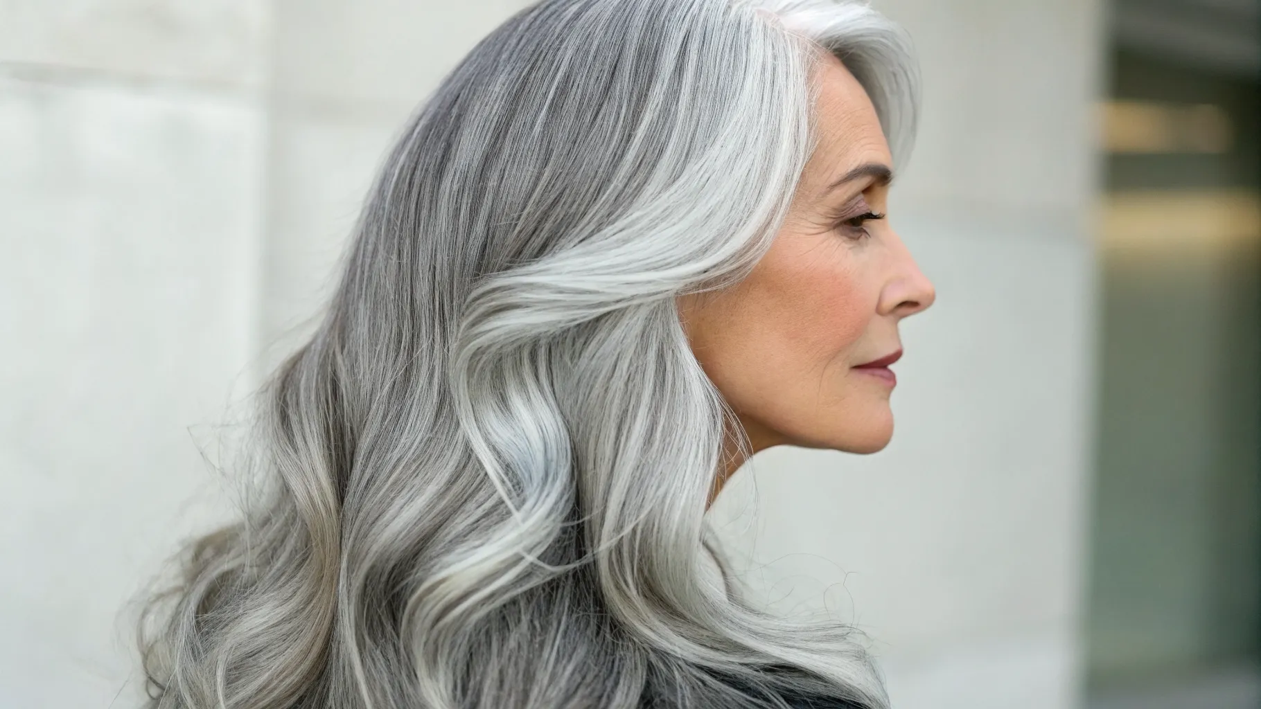 Flattering Gray Hair Care: How to Make Coarse Gray Hair Shiny and Bright