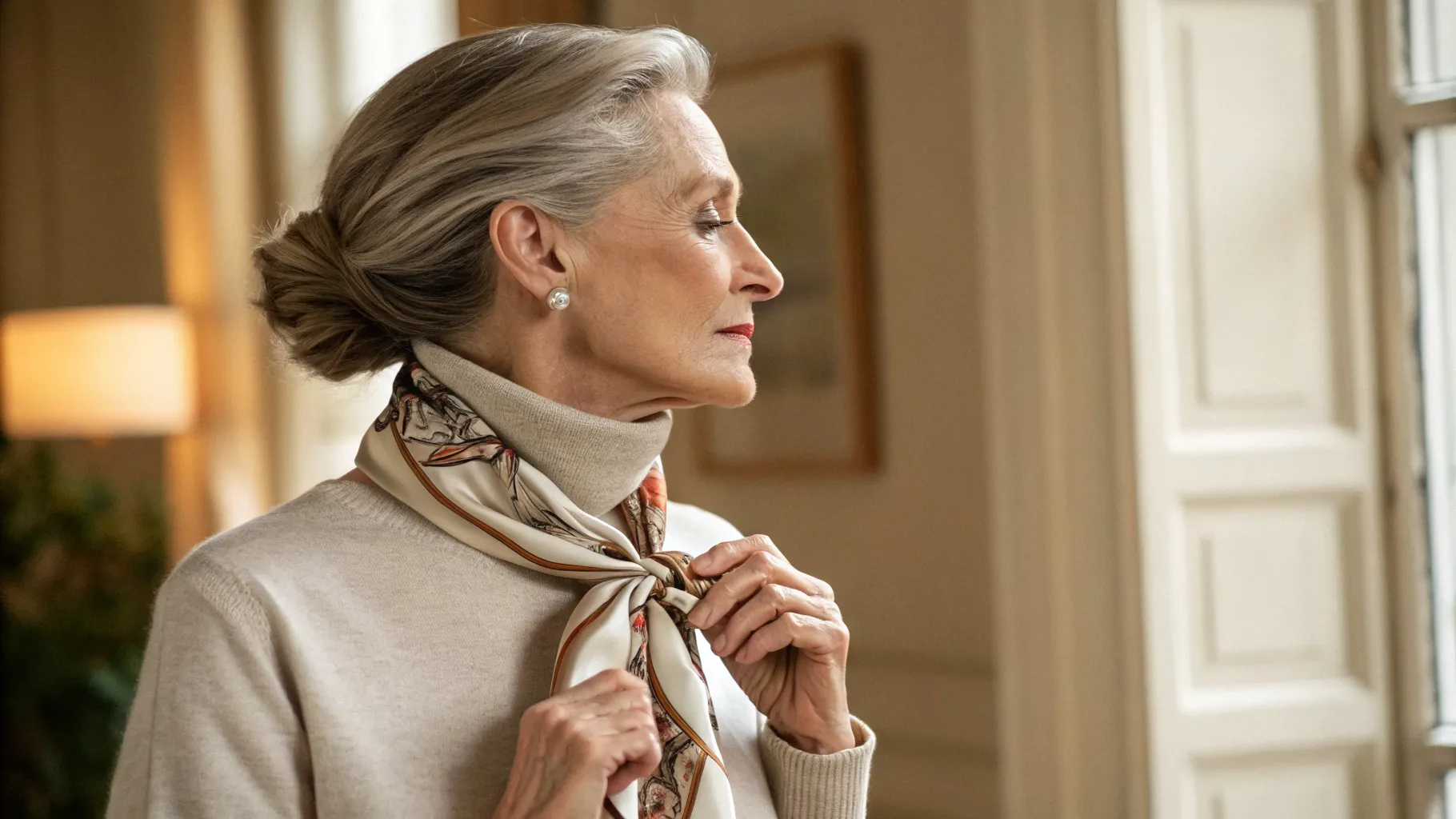 Scarf Tying Techniques for Elegant Mature Styling: A Guide for Women Over 60