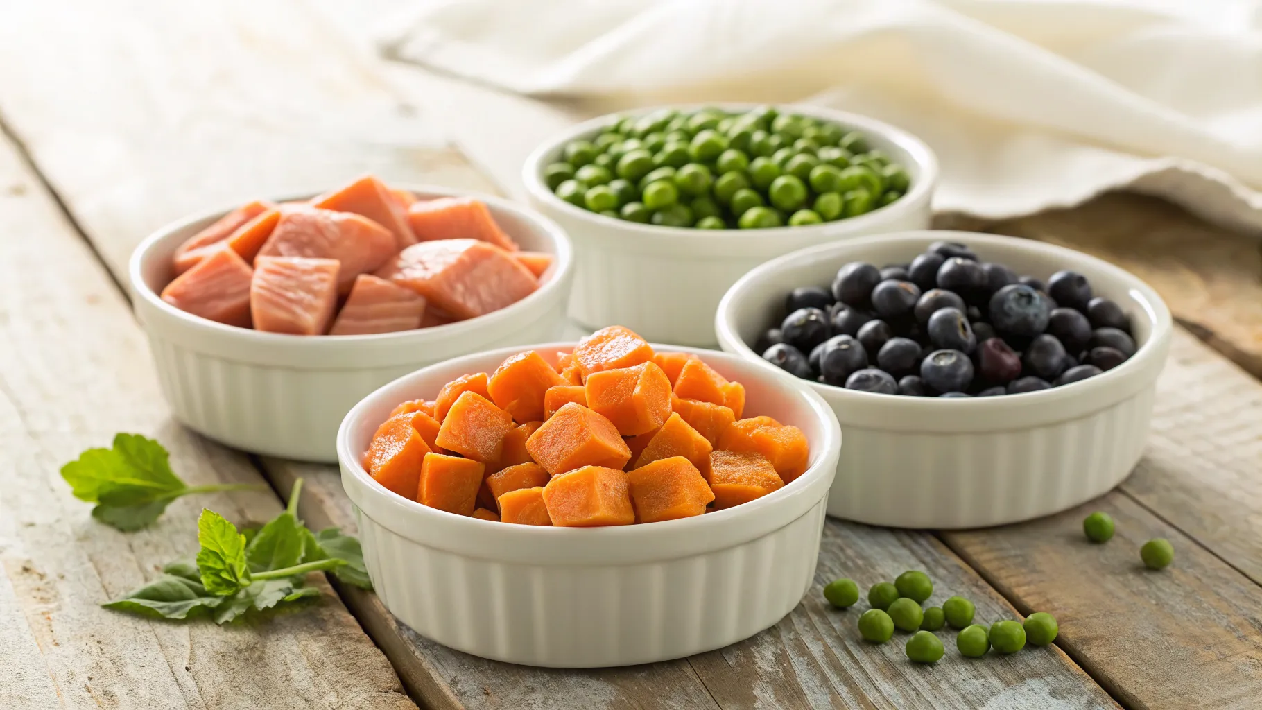Organic Grain Free Canine Food Component Comparisons for Senior Dogs