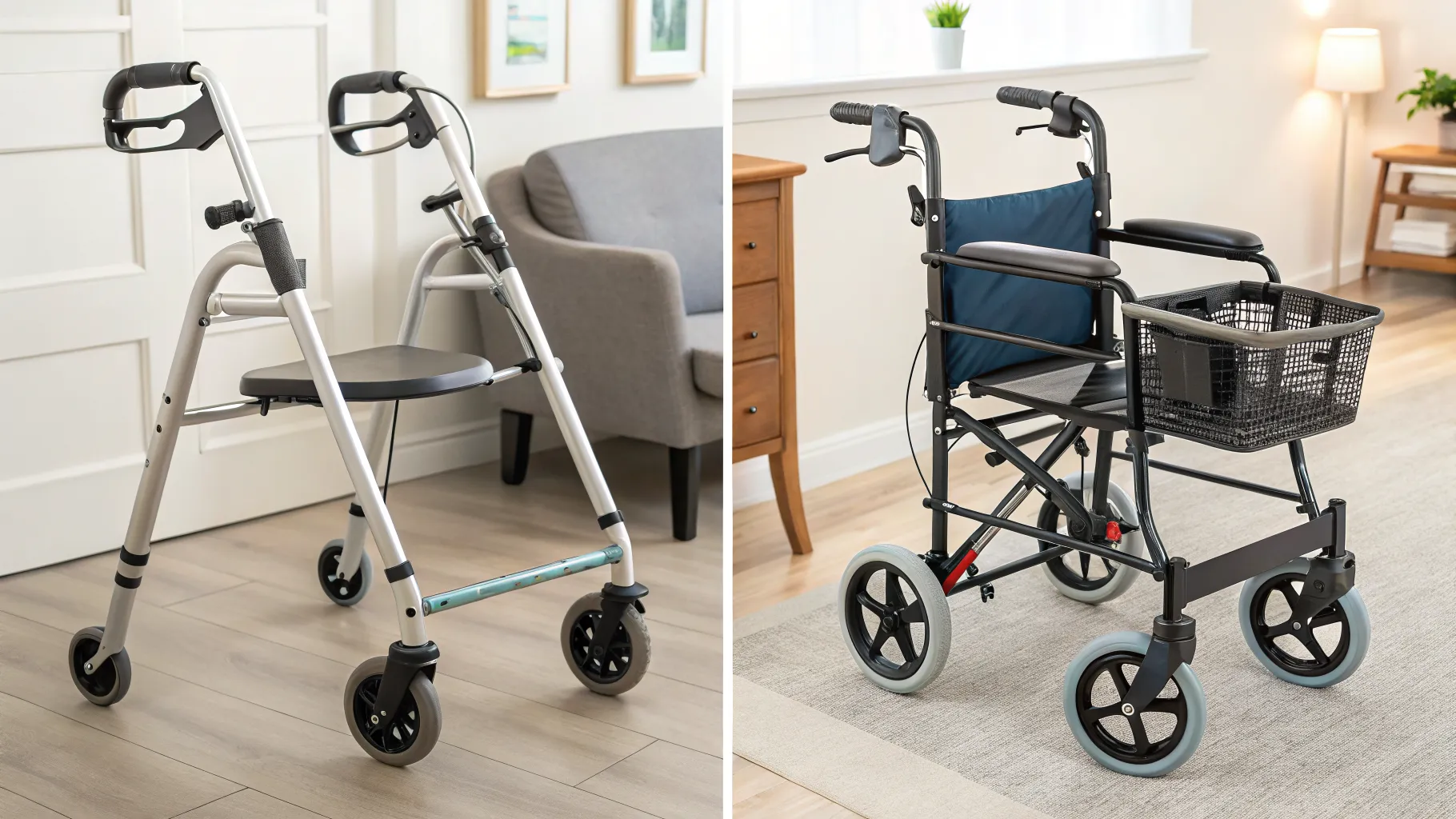 Rollator vs Walker: The Definitive Guide to Choosing Mobility Aids