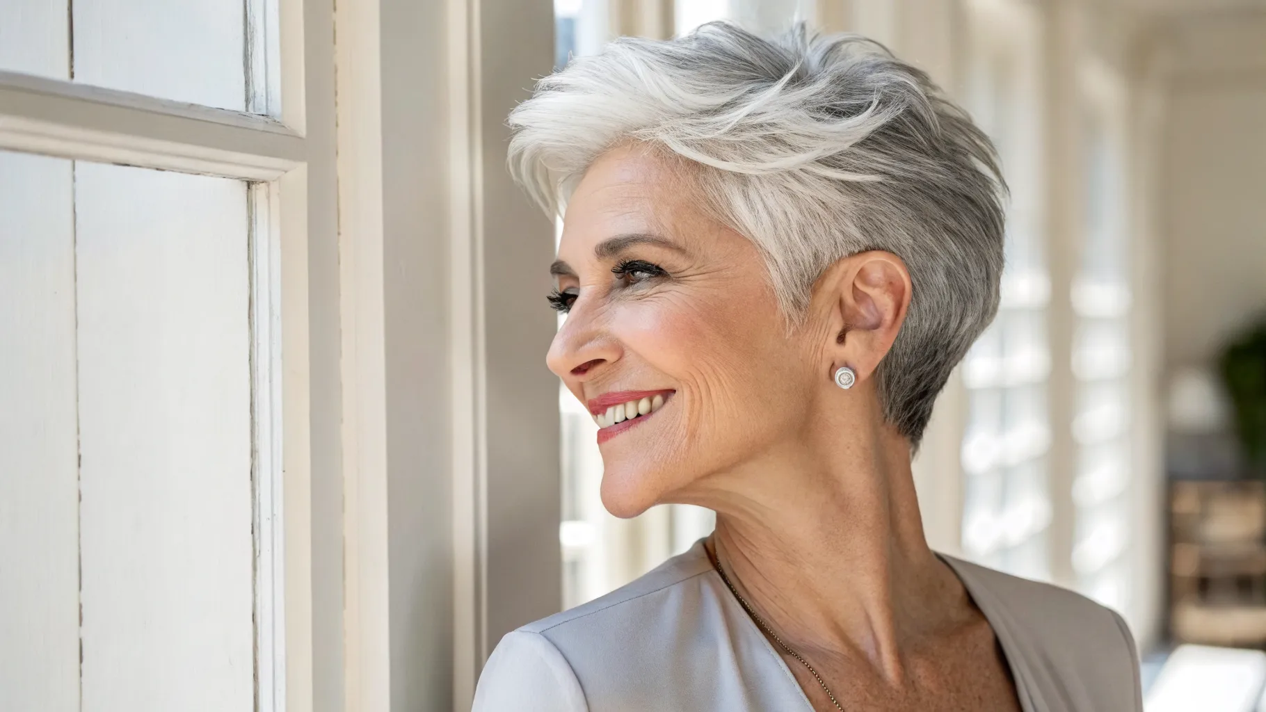 Chic and Modern Short Haircuts for Women Over 60