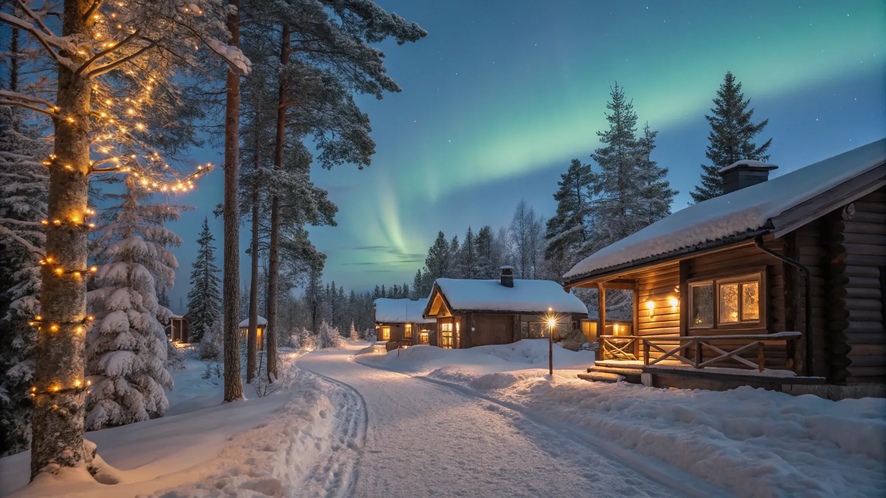 Scandinavian Snowy Village Stays for Seniors 2025