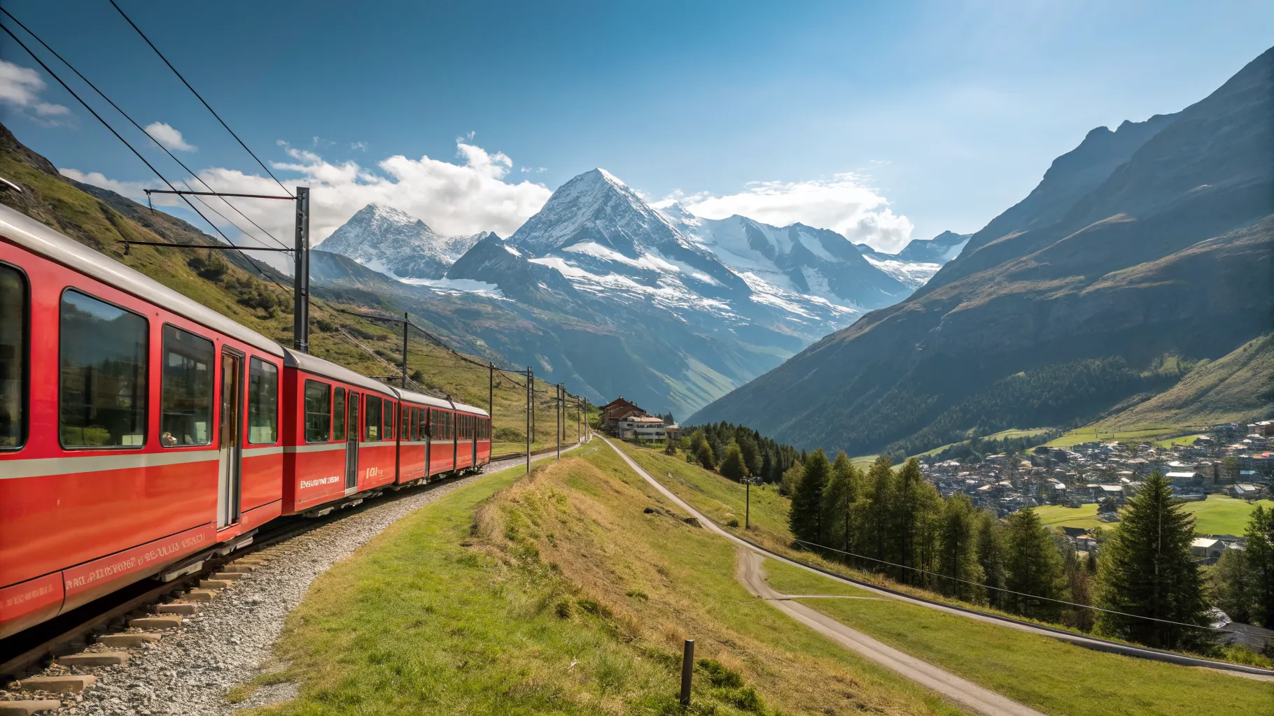 Voyages en train depuis Lausanne vers les Alpes : Itinéraires Panoramiques et Aventures Ferroviaires