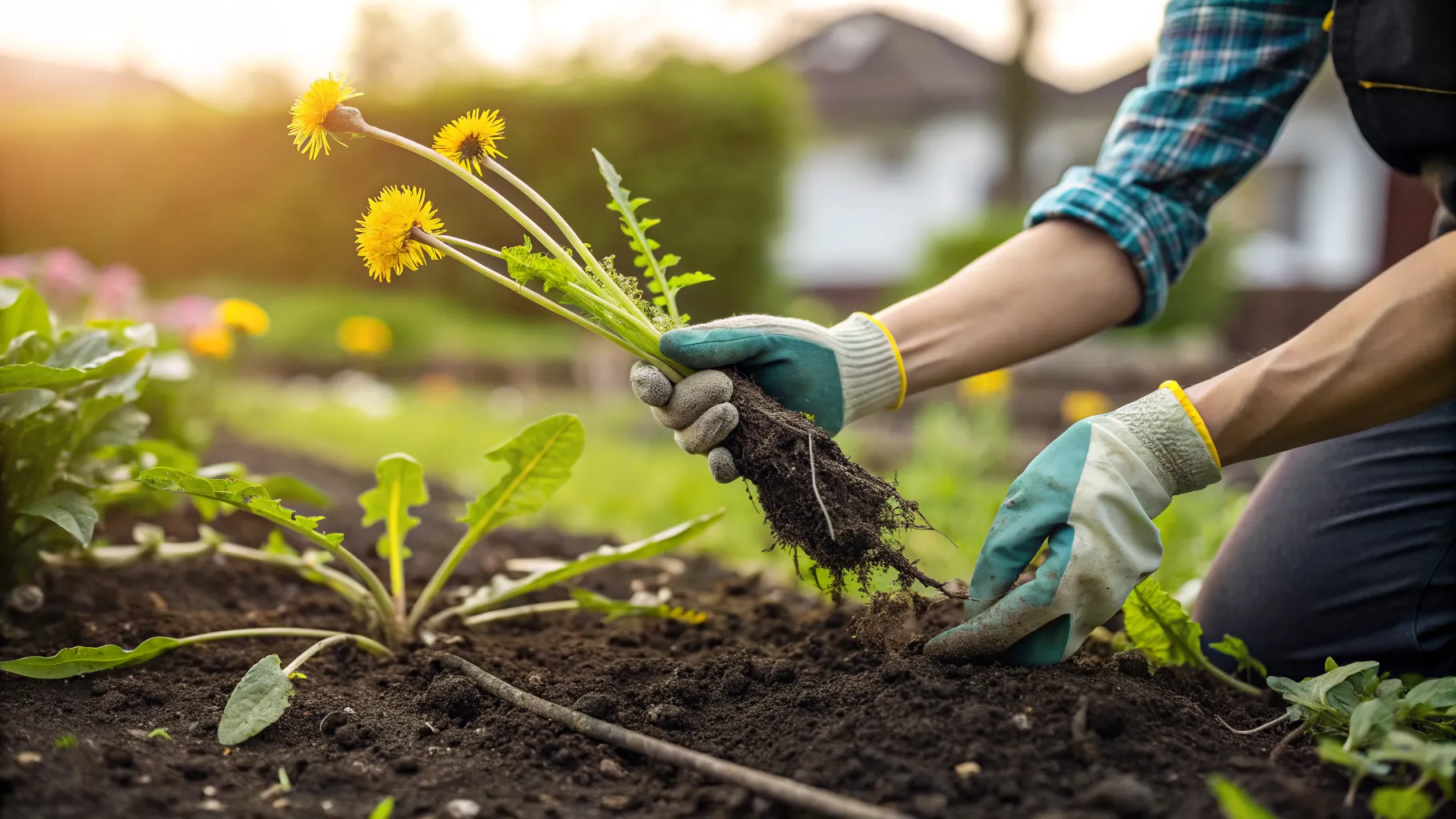 Unkraut bis zur Wurzel vernichten: Effektive Methoden für einen sauberen Garten
