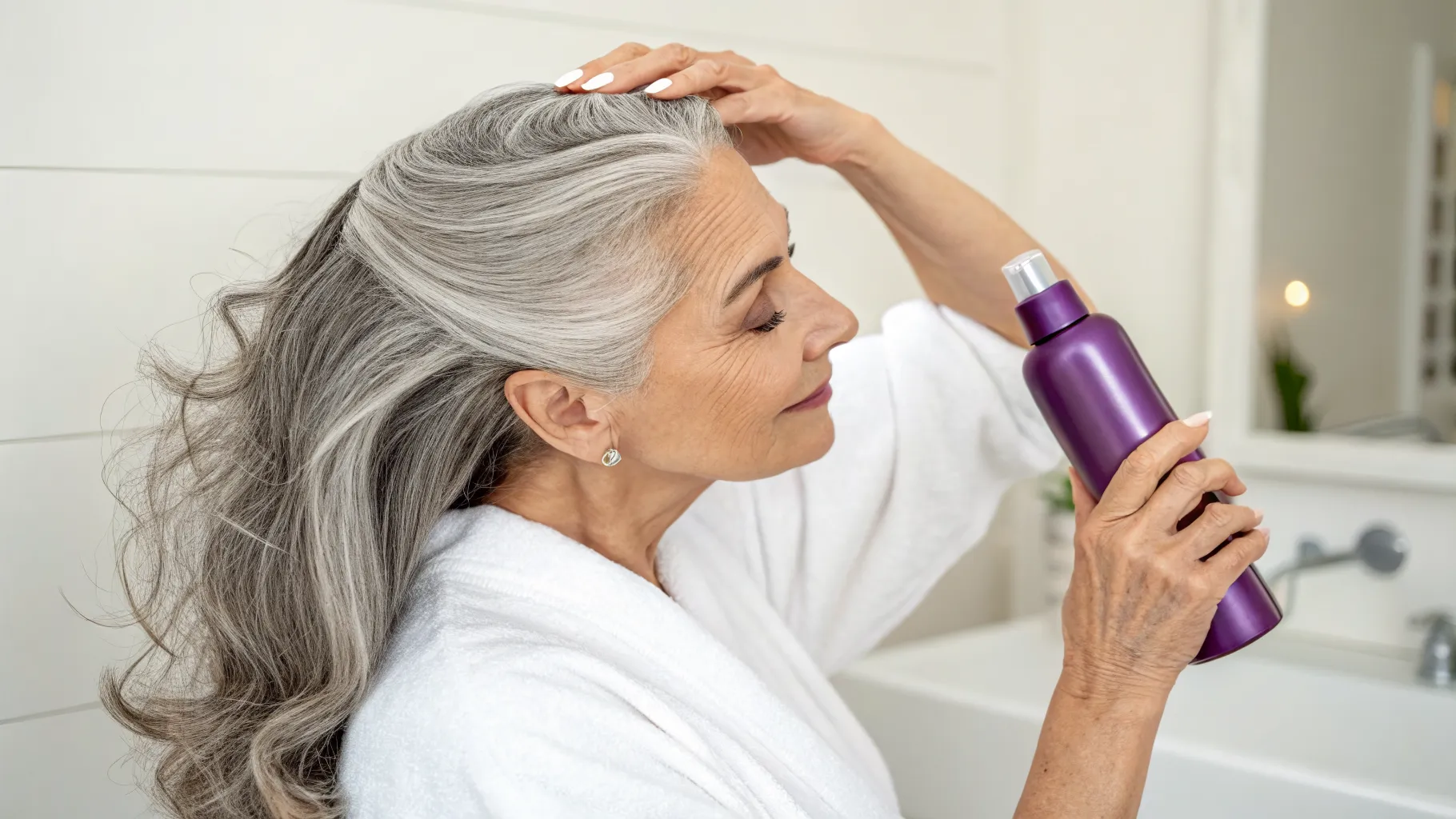 Silbershampoo-Routinen gegen Gelbstich: Der Ratgeber für graue Haarpflege