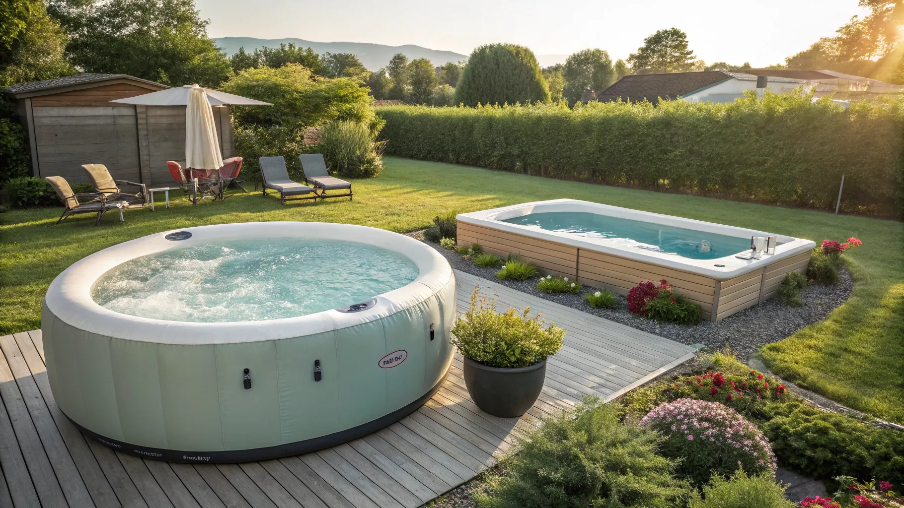 Ontdek de Beste Gamma Zwembaden en Spa's in de Aanbieding voor Jouw Tuin