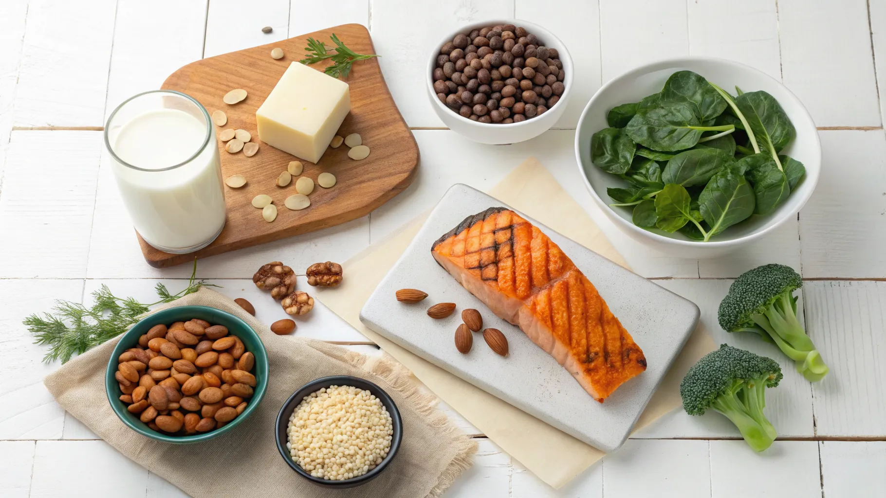 10 Alimentos Esenciales que Apoyan la Fortaleza Ósea