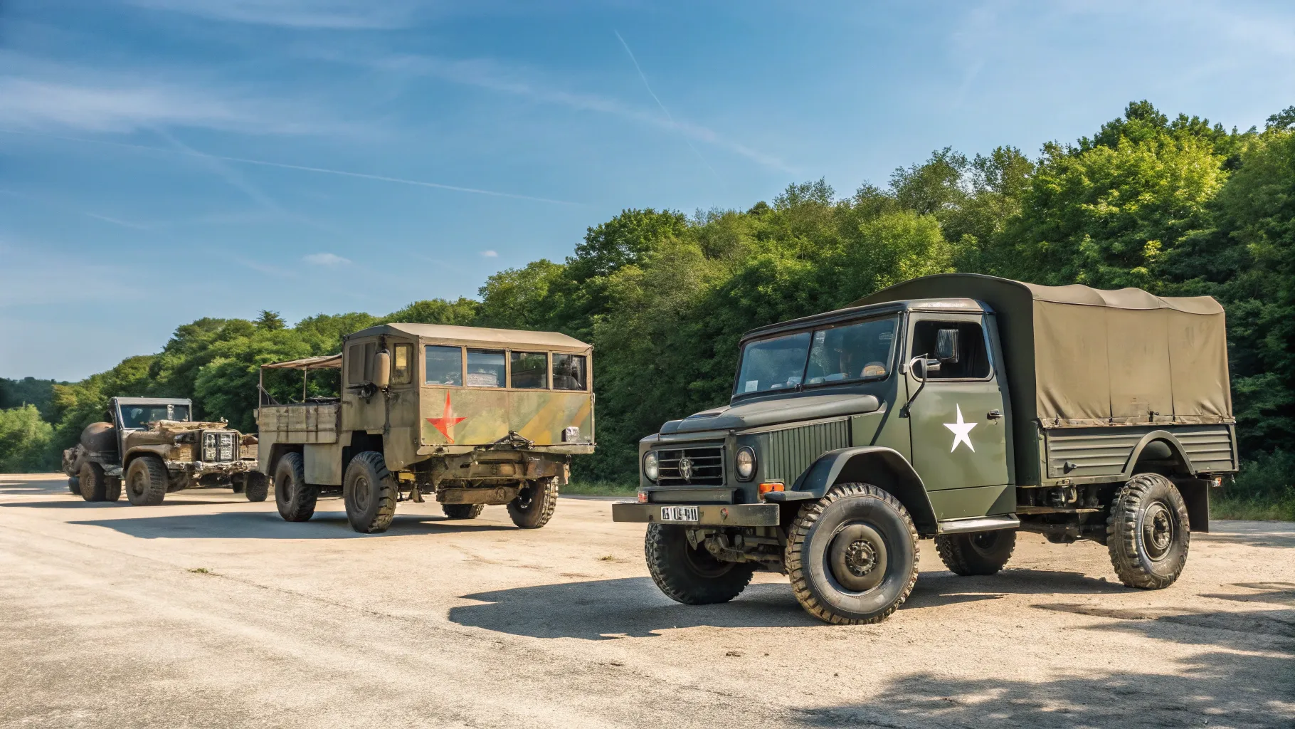 Ehemalige Militärfahrzeuge und LKW in Deutschland kaufen