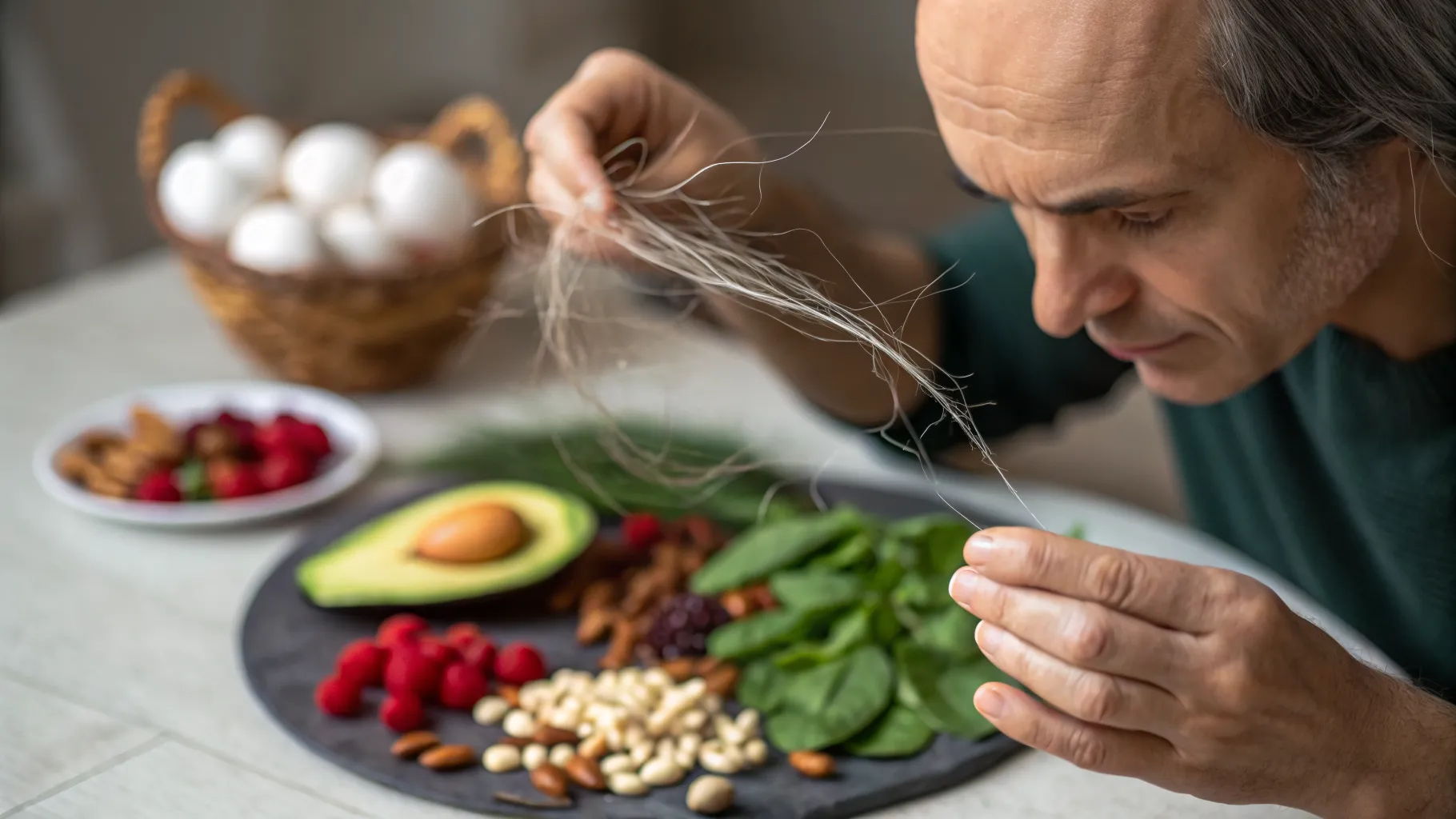 Vitaminmangel Haarausfall Symptome: Welche Nährstoffe Ihrem Haar fehlen könnten