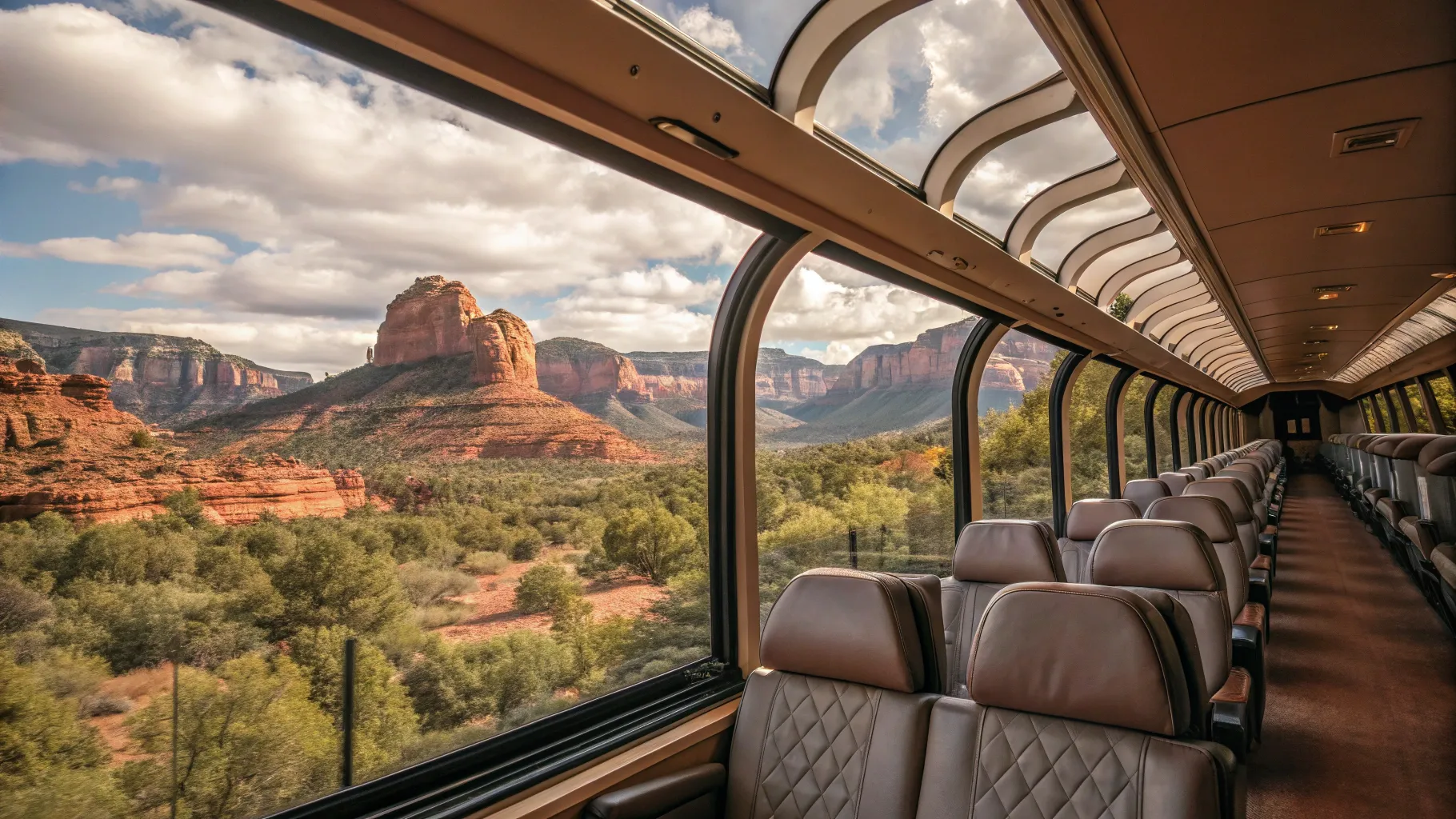 Discover Tucson to Sedona Train Tour Packages