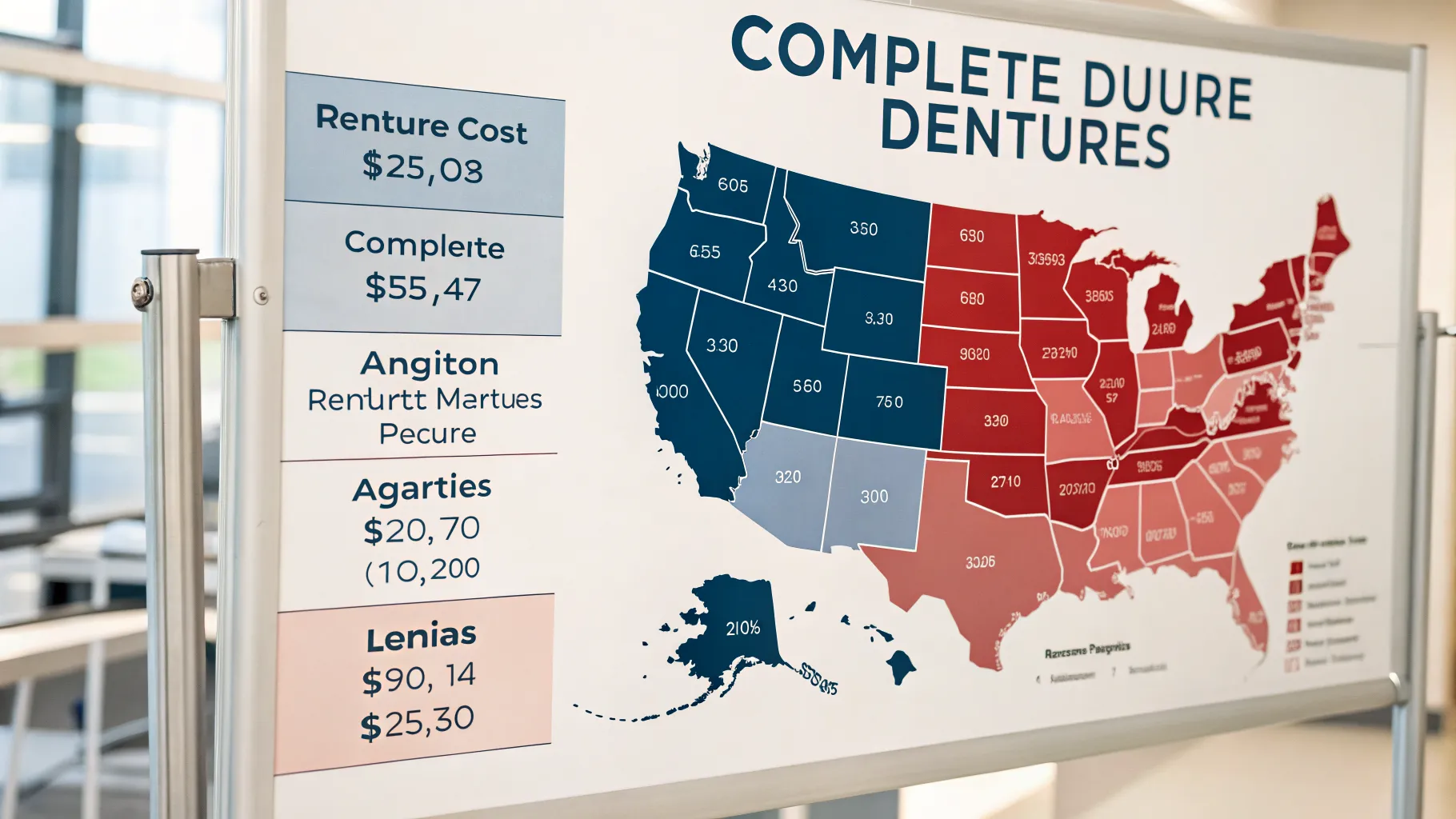Average Cost of Complete Dentures by US Region: What to Expect