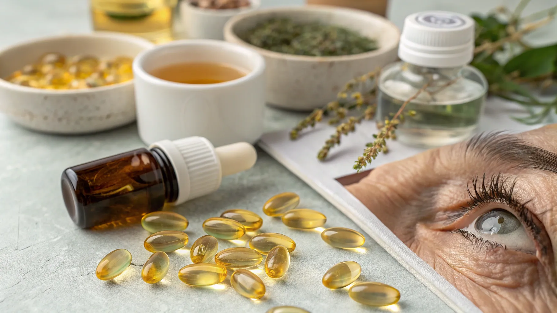 A Guide to Managing Dry Eye Symptoms with natural remedies and treatments around eyes.