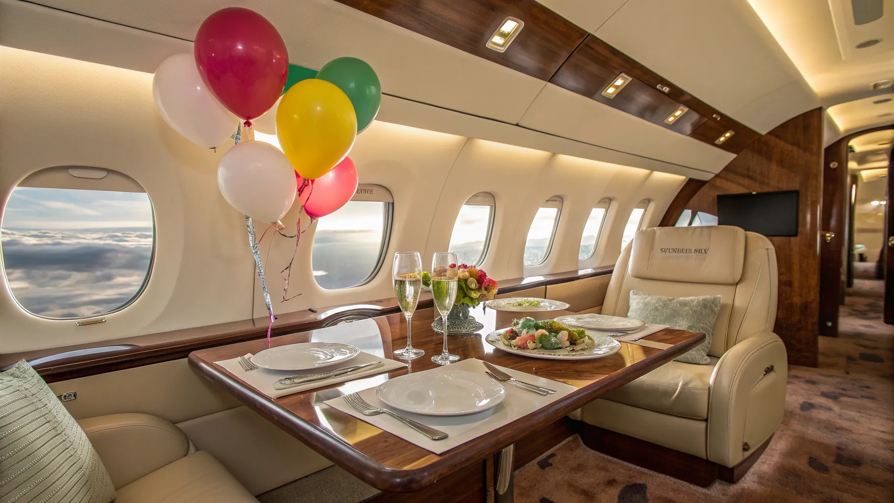 Celebrate Your Birthday in a Private Jet