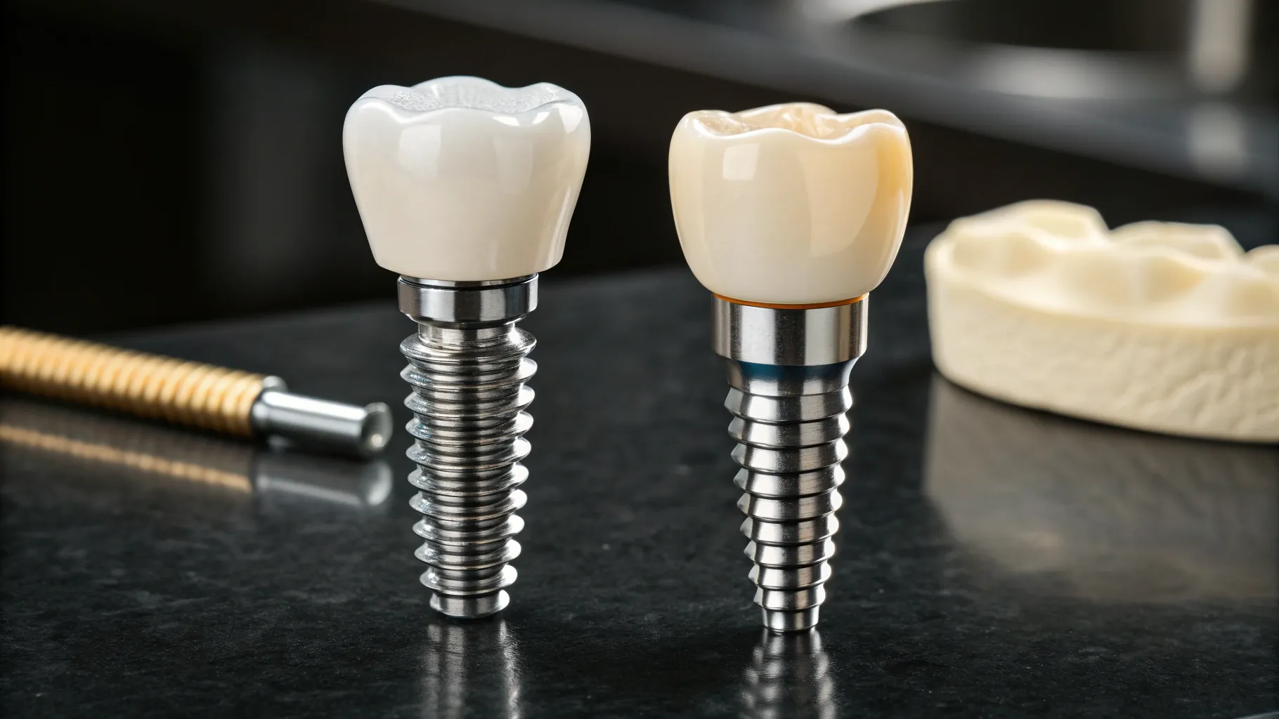 Csavar nélküli vs hagyományos fogászati implantátumok