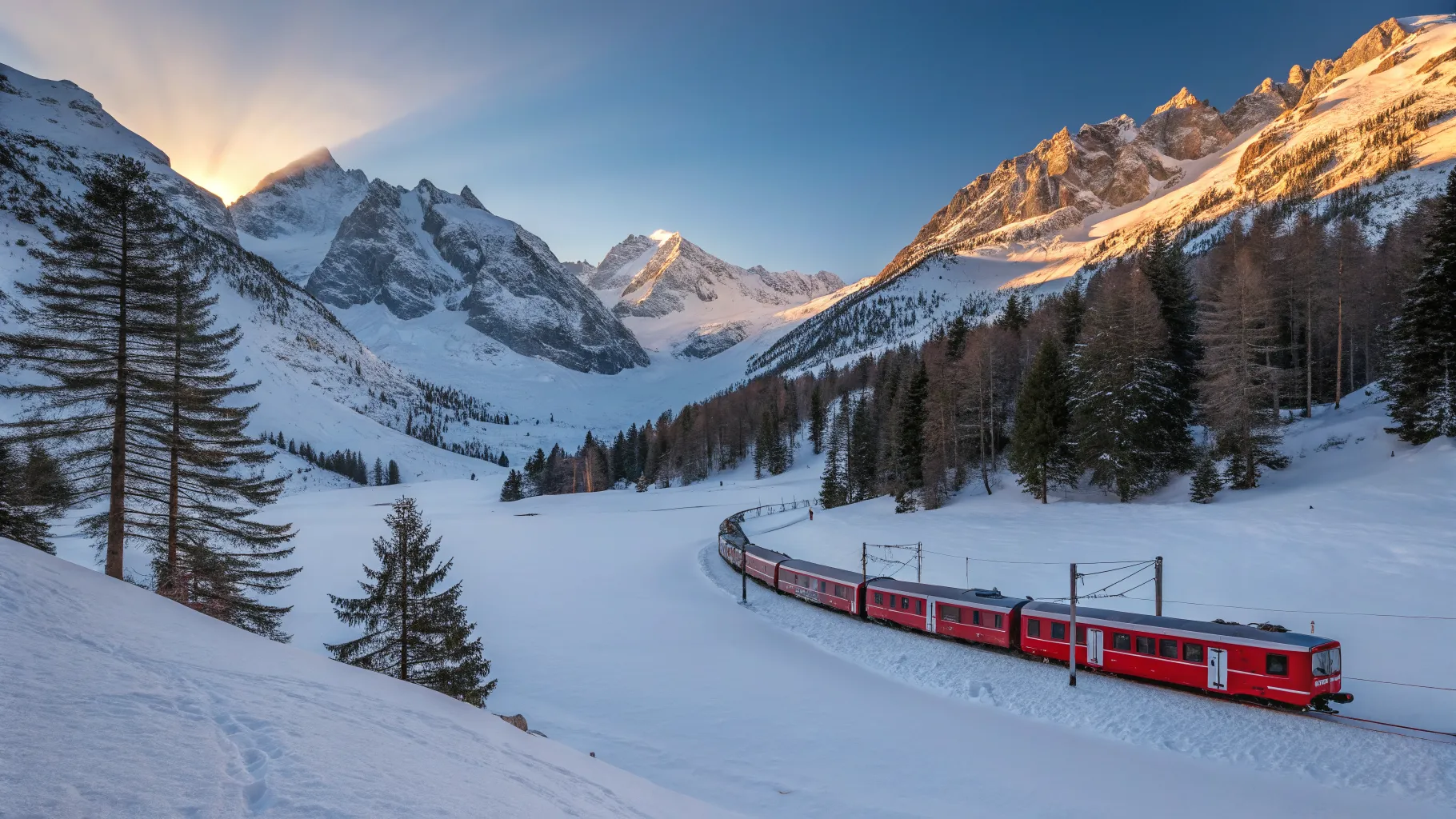 Discover the Majesty of Swiss Alps Train Tour Packages