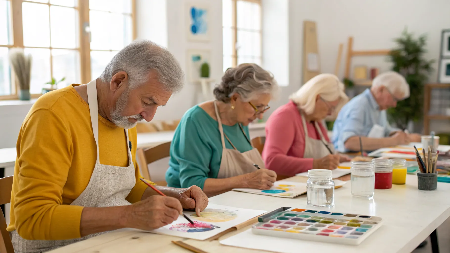 Discover Watercolor Painting Workshops for Seniors in Sydney