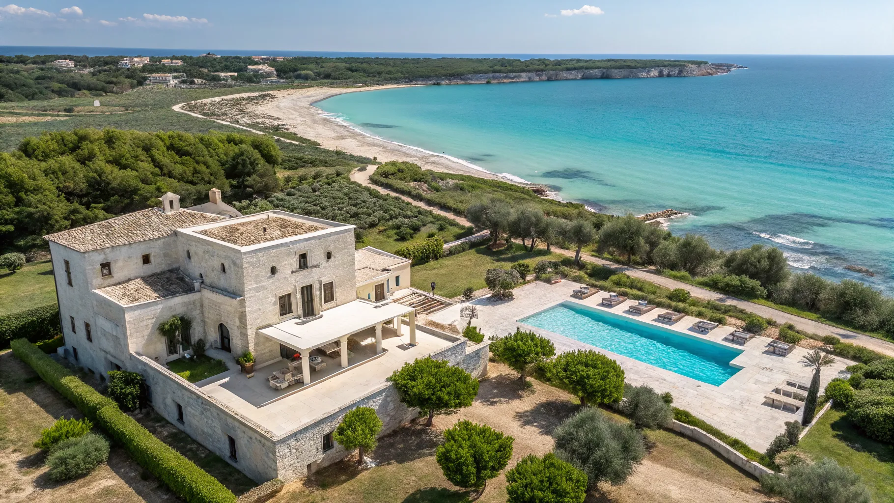 Ville Private in Puglia: Il Lusso delle Residenze Vicino alle Spiagge del Salento