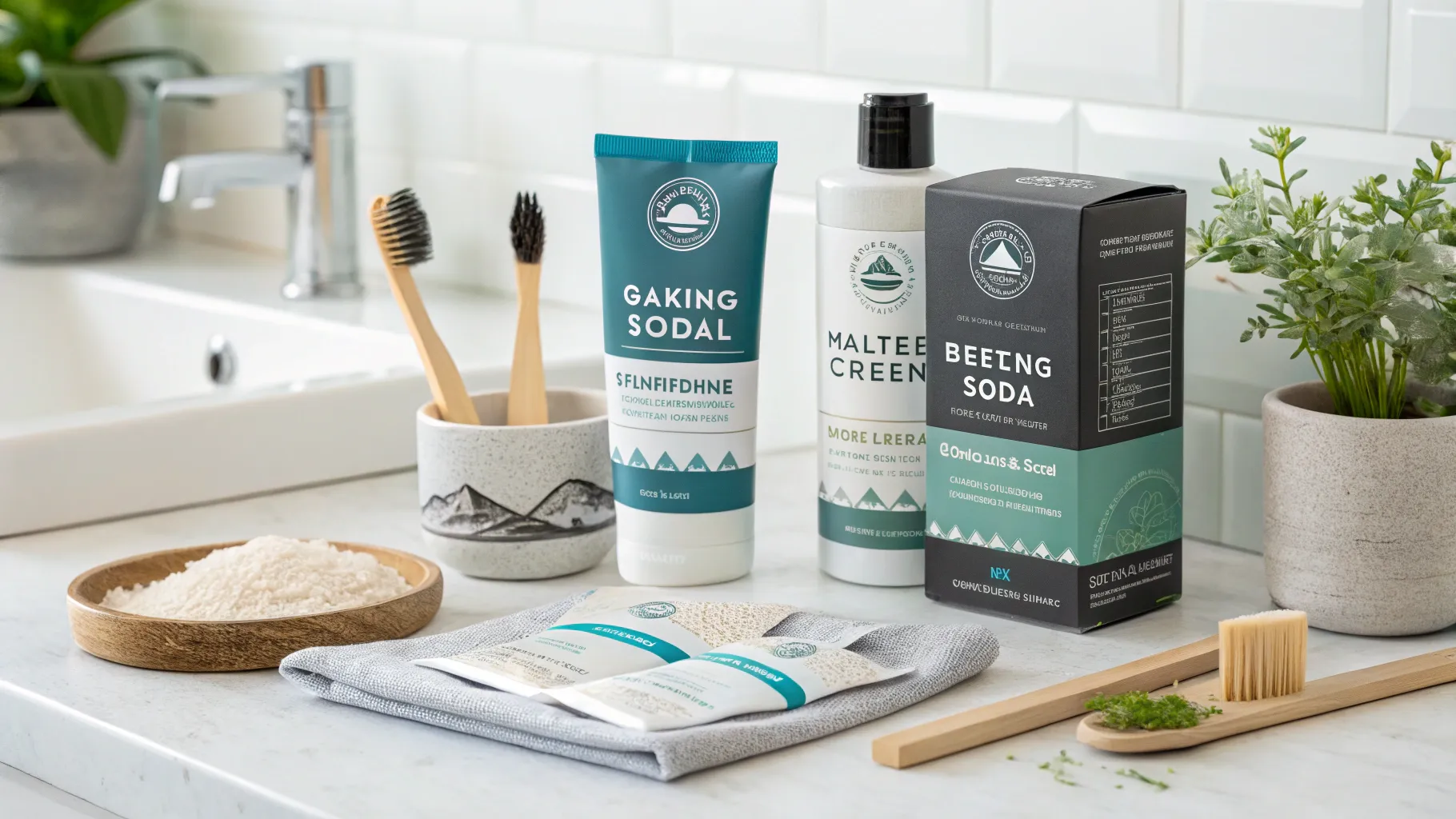 hem-tandblekningsguide showcases a selection of home teeth whitening products.